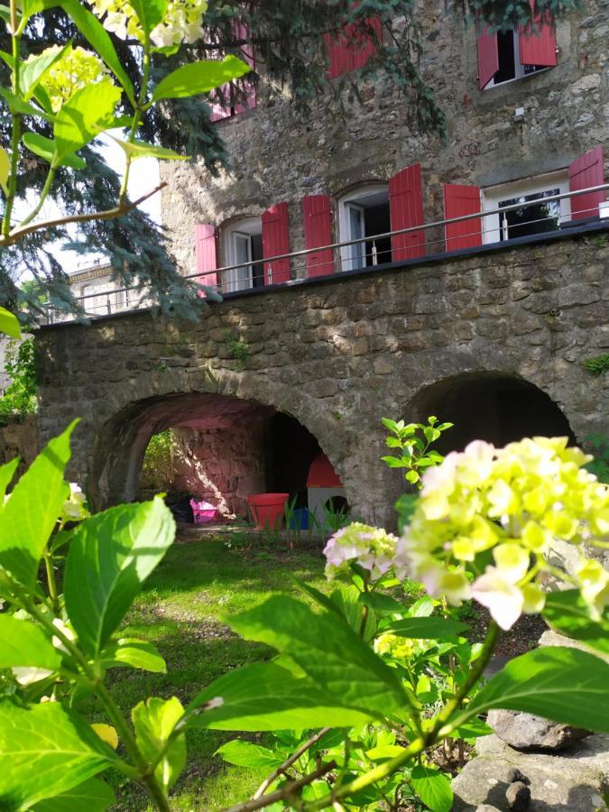 Chambres D'Hotes "Au Pied De La Bealiere" Montpezat-sous-Bauzon Exteriör bild